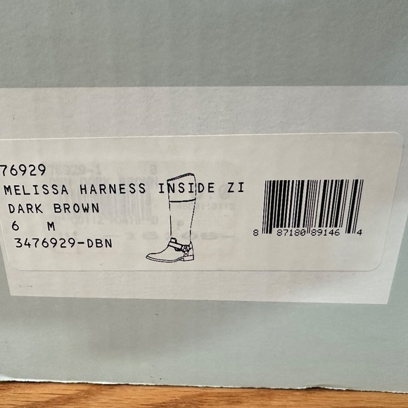FRYE Melissa Harness Riding Boots - Size 6 - Color: Dark Brown - Picture 9 of 16